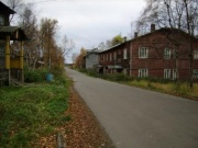 Посёлок осенью
